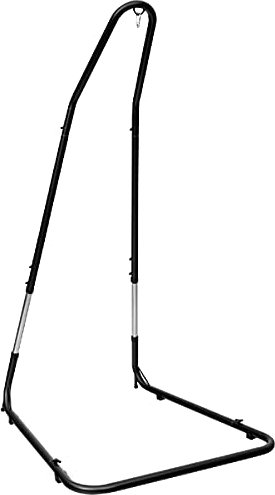 CASART Hammock Stand, Black, Adjustable Height 195cm-235cm, Supports Up to 150kg, Solid Steel Construction