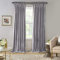 Elrene Home Fashions Korena Rustikaler Vogue-Vorhang aus Pannesamt, 132,1 x 241,3 cm, Grau