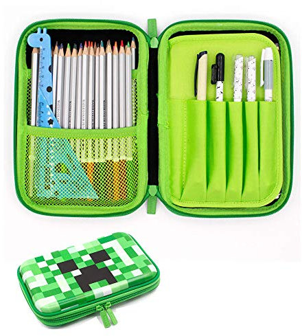 Aufbewahrung Bleistift Tasche,Praktisch Täschchen für Stifte und Bleistifte Federmäppchen Farbe Bleistiftetui Federmäppchen Teenager Mäppchen,mit Reißverschluss Schlamperbox Student Make up Tasche