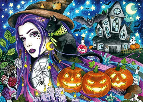 Ravensburger Puzzle 16871 - Halloween - 1000 Teile Puzzle für Erwachsene und Kinder ab 14 Jahren