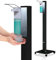 KRIEG Desinfektionssäule stehend I Anthrazit I Hygienestation freistehend & mobil I Hygienesäule mit Desinfektionsmittel I 1000 ml - 333 Sprühstöße I Ready to go