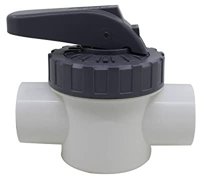 Vanne pvc 50mm 63mm 2 voies a coller robinet boisseau sphérique vanne arrêt piscine a sphere vanne a bille pvc agricole