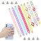 PH PandaHall 8 modèles Chaîne de Cas de téléphone 2 Tailles Chaîne de Sangle de Doigt Support de poignée de téléphone en Acrylique résistant aux Chutes Bracelet arrière de téléphone avec vis fournies