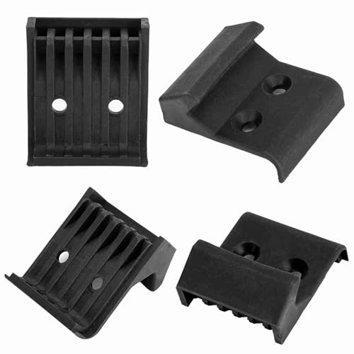 Zerone 4 Stück ABS Motorrad Schwarz Innenbackenklammern Reifenmontiermaschine Maschinenschutz für Reifenmontiermaschine/Reparatur