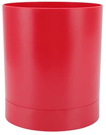 Fdit Utensil Holder,Utensil Organizer 360 Degree Rotatable Simple Chopstick Basket Tableware Storage Container for Home Kitchen(Red)