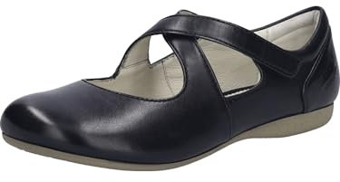 Josef Seibel Damen Klassische Ballerinas Fiona 72,Weite G (Normal),Sommerschuhe,Ballerina-Schuhe,Ballett-Schuhe,flach,schwarz,37 EU