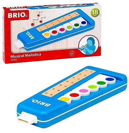 BRIO 30183 Kinder Melodica - Spielzeuginstrument für Kleinkinder ab 18 Monate