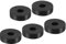 sourcing map Anti Vibration Rondelle 26 x 7.8 x 7mm Ronde Joint Entretoise pour Central Climatiseur, Noir Paquet de 5