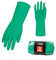 Vgo... 3paire gants de menage de vaisselle, gants de cuisine de nettoyage réutilisables en caoutchouc, extra épais, manches longues(HH4601,7/S,Vert,3Paires)