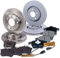 ATEC Germany Bremsenset inkl. Bremsscheiben Vorne Ø 312 mm Belüftet + Hinten Ø 245 mm Voll + Bremsbeläge Vorne & Hinten Kompatibel mit A udi A4 B6 (8E2), A4 B6 Avant (8E5)