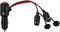 Zócalo del Encendedor de Cigarrillos, Adaptador de Mechero de Coche de 1 a 2 Tomas, 12 V/24 V Cable de Extensión para Mechero de Coche, Toma Mechero Fusible de Seguridad 15A, 30cm