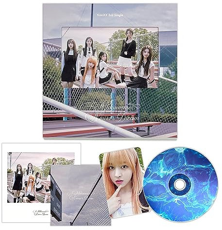 NMIXX - 3rd Single Album [A Midsummer NMIXX’s Dream] (NSWER Ver. - A Ver.) Package + CD-R + Postcard + Photo Book + Photo Card + 2 Pin Button Badges