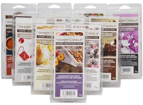 6 x Yankee Candle Fragranced Wax Melts Tarts 36 Cubes (6x75g) (Lucky Dip from Our Range of 50+ Fragrances)