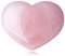 XIANNVXI Cristal en Forme de Coeur Pierres Quartz Rose Cristaux de Guérison Naturels Pierre d'Inquiétude Polie pour la Maison, Méditation, Cadeau d'Anniversaire