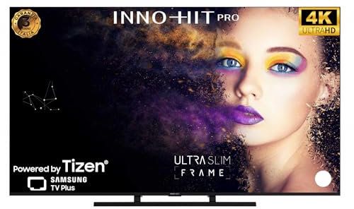 Inno Hit Smart TV IH65UHTZN TV 65 4K UHD Powered by OS TIZEN,BorderLess,Dolby Vision,Dolby Audio,HDR10,Magic Remote,[Classe di efficienza energetica G]