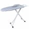 Asse da stiro,Tavola da Stiro in Metallo Pieghevole,altezza regolabile:73cm/28.74in-83cm/32.67in,Piedini antiscivolo,con funzione Stiro Veloce (Colore : Grigio, Dimensione : 4)