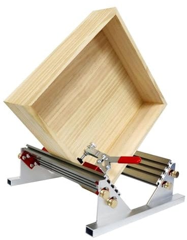 Drawer Clamp Locator, 1/2in -16in Adjustable Drawer Clip Positioner with 4 Flip Limiters, 2 Height Settings, Milling Table Saw Drawer Clamp Locator for Right Angle Assists Design