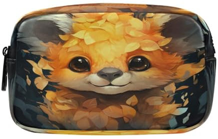 Feuerkunst Koala Federmäppchen Federtaschen Mäppchen Große Kapazität Schlamperbox Kosmetik Make-up Tasche für Jungen Mädchen Schule Schüler