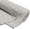 Stoff Meterware Baumwollstoff 5 M x 160 cm - Stoffe zum Nähen aus reine Baumwolle Fabric Futterstoff Dekostoff für Patchwork Canvas und Sewing Nähstoff Weiße Sterne auf Grau