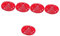 TOYANDONA 5St Pilzhut halloween costume halloween kleidung kinder party halloween clothes Pilzmütze Kinder Anziehhüte für Kleinkinder lustiger Hut für Kinder Pilz Hut Kostümzubehör Stoff rot