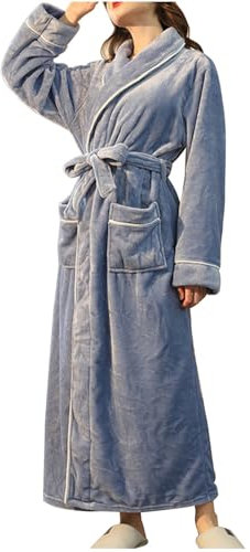 HAOLEI Vestaglia Lunga Donna in Pile Offerte Lampo Donna Invernale Camouflage Accappatoio Adulto in Flanella per Unisex Inverno Morbida Vestaglia da Camera per Coppia Manica Lunga Abbigliamento Casa