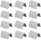 XENQITO 12 Pièces Clips de Déflecteur de Vent,Clip de Déflecteur de Vent de Pluie,Clip Pare Brise de Voiture,Agrafes de Déflecteur de Vent,Clips de Déflecteur de Pluie,Clips Pour Deflecteur D'Air