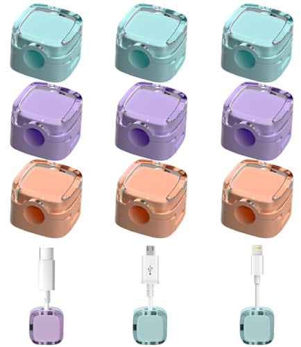 Tyafzzn Kabelhalter Schreibtisch, 9PCS Selbstklebende Kabelclips, Magnetische Kabel Organizer, Kabel Organizer Selbstklebend für Schreibtisch, Zuhause, Büro, Auto