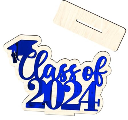 FUTUREORYY Graduation Tischdeko Farbiger Absolventenhut Schicke Dekoration für Abschlussfeiern Leicht Transportieren Tischdeko für Gratulationsfotos