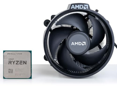 AMD Ryzen 7 5700X 8-Kern-Desktop-Prozessor:16 Threads, 65W TDP mit CPU-Kühler, 32MB L3-Cache, PCIe 4.0, bis zu 4.6GHz Boost, AM4, Zen 3, DDR4, Precision Boost 2, OEM Tray, Gaming, Home & Office