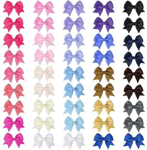 TenaLucy 45 Piezas Pinzas Pelo Mujer, Pinzas de Cocodrilo Horquillas Pelo Mujer, Coloridas Lazos Pelos Niña, Bonita Shorquillas Pelos Niña A la Moda Hair Clips, Versátiles Lazos Peloes Bebe para Bebés