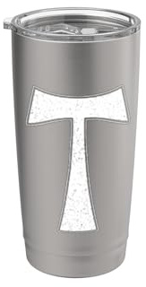 TAU-KREUZ Doppelwandiger Edelstahl-Thermobecher
