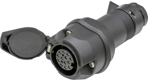 SecoRüt 50220 LED-Beleuchtungsadapter [Steckdose Stecker 13polig], Schwarz