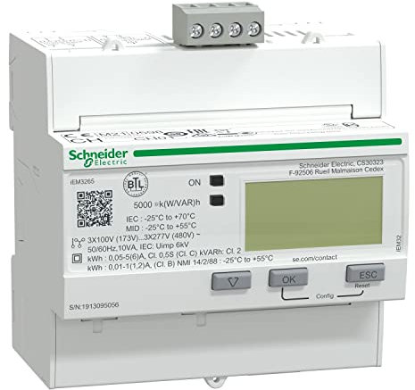 Schneider digitaler Dreiphasenmesser IEM 3265, 5° BACnet indirekt