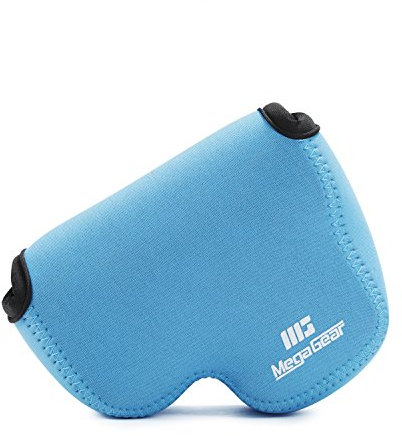 MegaGear MG725 ''Ultra Light'' Neoprene Camera Case Bag with Carabiner for Nikon COOLPIX B500 Digital Camera (Blue)