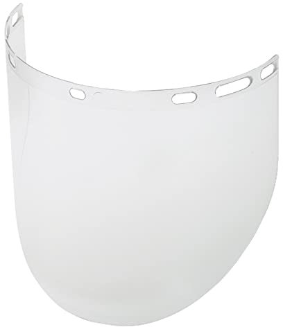 UNIVET | 607 Clear 2, Visiera Protettiva di Ricambio, Protezione Ottimale per Numerose Situazioni Lavorative (EN166, EN170), Lente Trasparente