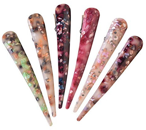 Pinces à cheveux crocodiles pour femmes, pinces en métal pour salon de coiffure (#5)