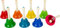 small foot Handglocken-Set, 8 Stück, zur musikalischen Früherziehung, Musikinstrument für Kinder ab 3 Jahren, 11693
