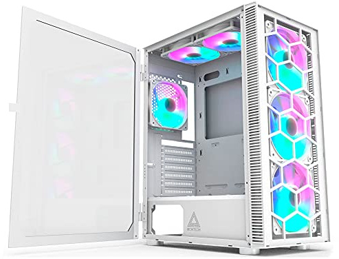 Montech X3 Glass Midi-Tower, DRGB, Tempered Glass -weiß