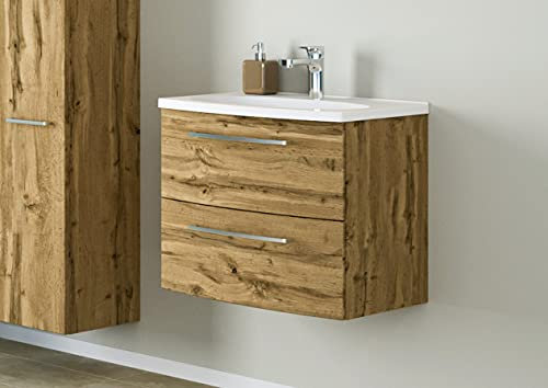 Waschtisch Badschrank Handwaschbecken Waschplatz Waschbecken Badmöbel Genua XVII