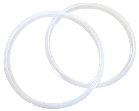 Twin Pack: 2 GJS Gourmet Silicone Gaskets or Pressure Rings Compatible With Carey DPC-9SS, Smart Pressure Canner & Cooker, Stainless Steel, 9.5 Quart. These gaskets are not created or sold by NESCO.