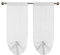 emmevi Tende Pacchetto Regolabile Coppia Porta Finestra A Vetro Mod.TENDA_PACCHETTO 1 CONF 60X240 BIANCO