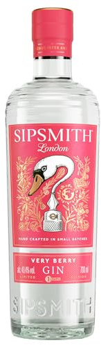 Sipsmith | Very Berry | Made in London | Craft | Gin | Smooth | Raspberry | Copper Pot Still | 40% ABV | 70cl