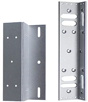 AOAMZ ZL Support Soutien Happe de Fixation pour la Serrure Magnétique Electrique de Force de Maintien 280KG 600lbs Porte Simple pour Le Système de Contrôle d'Accès (Z&L Stents)
