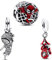Doyafer Spinne Charms S925 Silber Perlen Charm für Armband Halskette Cartoon Mann Dangle (Pack von 2)