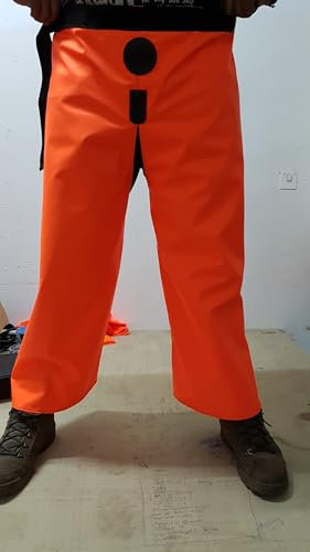 Articulos de Caza Pernera Hombre fosforito Impermeable, Perneras Caza, Pantalon Caza Hombre, pantalón Aventura Hombre, Pantalones de Caza, Pantalon de Caza protección de la maleza. (XL)