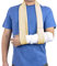 yeloumiss Armschlinge Schulter Einstellbar Arm Schulterschlinge Leicht Komfortabel Armschlaufe für Damen und Herren für Rechts Links für Handgelenk Hand Ellbogen Arm verletzt 160cm (Beige)