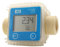 L-home Tragbarer K24 Turbine Digital Diesel Fuel Flow Meter,1 Zoll Innengewinde 20Bar K24 Ultraschall-Durchflussmesser 15-150L/MIN for Chemikalien (2 AAA-Batterie Nicht Enthalten)