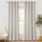 MRTREES Leinen Gardinen Landhausstil Vintage Halbtransparent Curtains Living Room Vorhang Leinenoptik mit Ösen 2er Set, 245 cm Lang, 140 cm Breit, Wohnzimmer Vorhänge Gardine Balkontür Innen