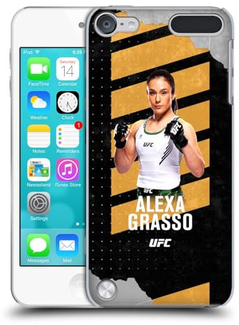 Head Case Designs Offizielle UFC Kampfkarte Alexa Grasso Harte Rueckseiten Handyhülle Hülle Huelle kompatibel mit Apple iPod Touch 5G 5th Gen