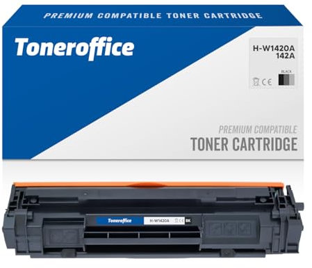 142A W1420A Schwarz Toner für HP 142A W1420A Tonerkartusche Schwarz Kompatibel für Drucker HP Laserjet M-110-w, HP Laserjet M-140-a, HP Laserjet M-140-w (ca. 950 Seiten)
